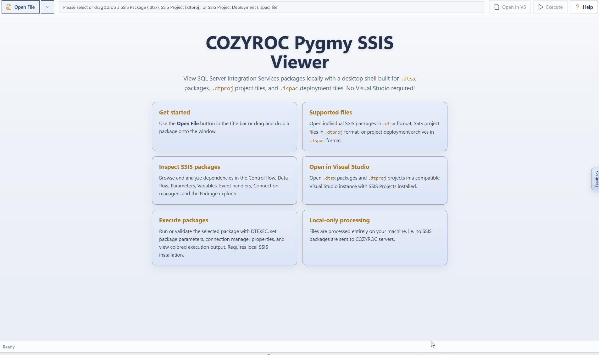 Animated preview of the COZYROC Pygmy Windows desktop app